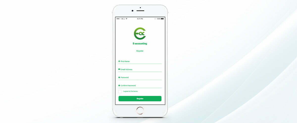 Eaccounting mobile application