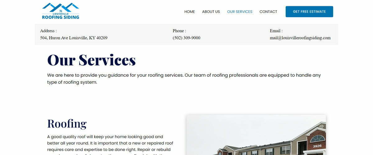 Louisville Roofing and Siding